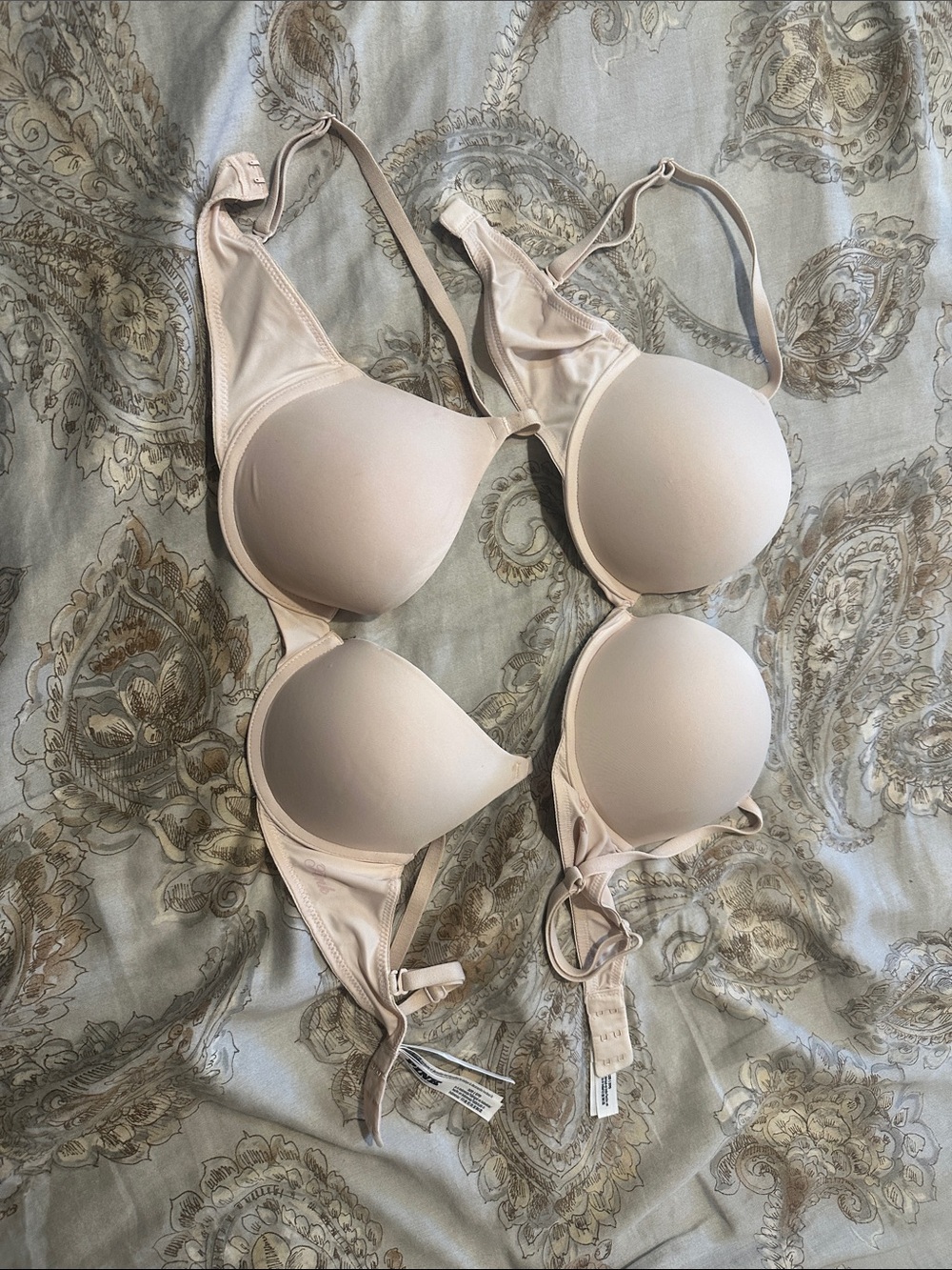 PINK Victoria's Secret Light Nude Push-Up Bra Set